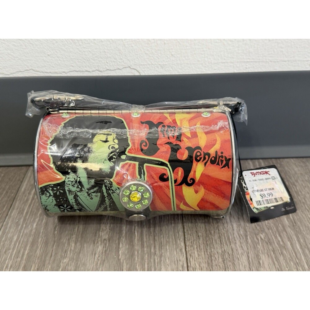JIMI HENDRIX VANDOR Metal Purse Handbag Tote New W/ Tags & Factory-Wrapped RARE - Picture 7 of 16